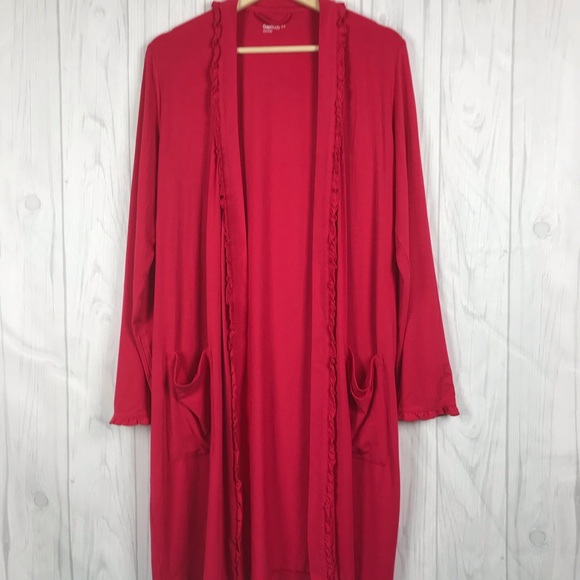 GAP Other - Gap Body Ruffle Trim Robe Size S Women Pink
